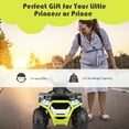 thumbnail image 4 of Costway 12V Kids Electric 4-Wheeler ATV Quad 2 Speeds Ride On Car w/MP3&LED Lights White, 4 of 9