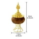 thumbnail image 2 of Porta incienso árabe, incensario de metal, candelabro, porta conos de incienso Con tapa, 2 of 6