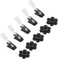 thumbnail image 1 of Garden Banner Rubber Garden Banner Clips Garden Banner Clips Windproof Banner Clips Stopper And Plastic (black) (5pcs), 1 of 5