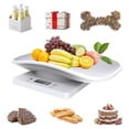 thumbnail image 2 of Balance Numérique pour Animaux Balance Électronique de Cuisine pour Aliments avec Écran Lcd 10 Kg/22 Lb, 2 of 4