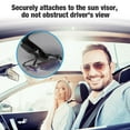 thumbnail image 4 of Blarkrus Silver Car Sun Visor Glasses Clip Car Two-Way Double Clip Rotating Bill Clip Car Multi-Function Bill Clip, 4 of 8