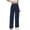 Navy#2, variant on LEBONYARD Casual Pants for Women,Women Fashion Solid Casual Elastic Waist Pocket Trousers Sport Pants Coffee S