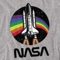 thumbnail image 2 of NASA T-Shirt Rainbow 2 Unisex Graphic Tee for Men & Women, 2 of 7
