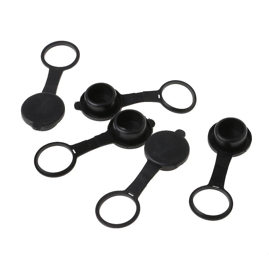 5pcs Car Cigarette Lighter Socket Cover Cap Dustproof Waterproof 12v