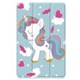 thumbnail image 2 of Dteck Smart Slim Case for Samsung Galaxy Tab S10 FE Plus 13.1 inch X620 / X626B Shockproof Leather Tri-Fold Stand Case Lightweight Hard Shell Cover for Galaxy Tab S10 FE+,Horse, 2 of 7