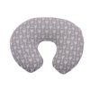 Nursing Pillow Slipcover, Grey Background with White Arrows, by Danha