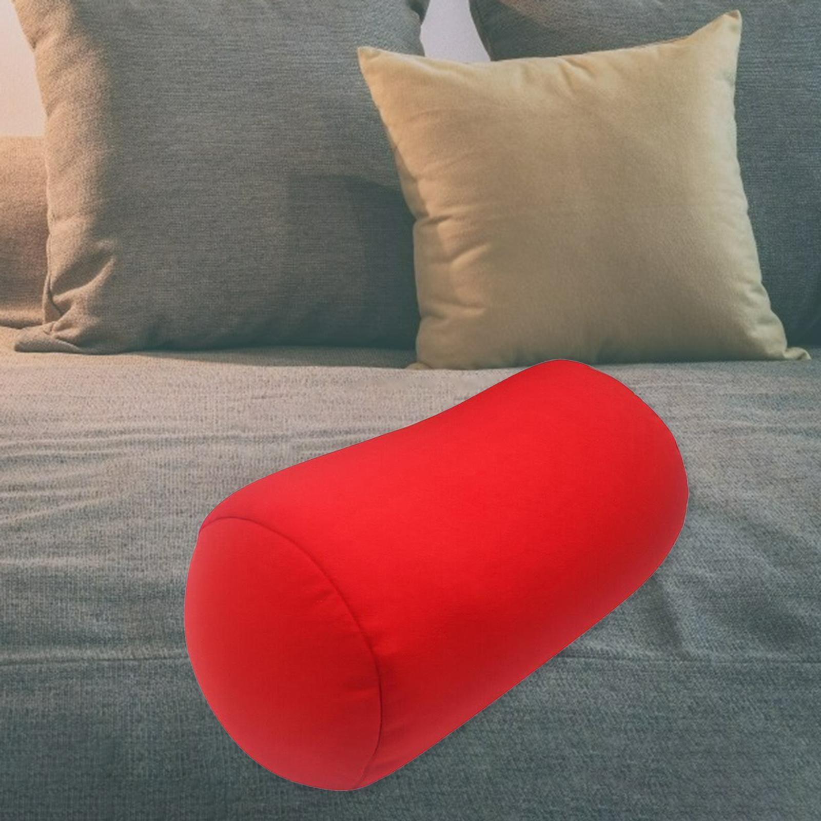 Sleeping Bolster Pillow Round Column Bright Red Walmart