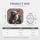 thumbnail image 3 of Fotbe Heart Guinea Pig Couple Juego de 2 Piezas de Parasoles para Parabrisas | Bloqueador Solar para Auto | Accesorios Plegables para Protección Solar Interior-Medium, 3 of 6