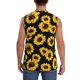 thumbnail image 4 of Fotbe Sunflower 6 Men's Camiseta sin Mangas Estampada para Hombres, Playera Casual para Gimnasio, Entrenamiento, Playa-Large, 4 of 7