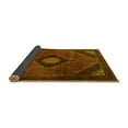 thumbnail image 2 of Ahgly Company Indoor Rectangle Medallion Yellow Traditional Area Rugs, 5' x 7', 2 of 4