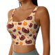 thumbnail image 2 of Fotbe Thanksgiving Turkey and Pumpkin Sujetador Deportivo Largo sin Aros para Mujer con Almohadillas y Soporte Medio, Transpirable y Absorbente, Camiseta Tipo Chaleco o Tank Top-Medium, 2 of 8