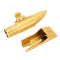 thumbnail image 1 of Boquilla De Saxofón Alto Eb De Metal De Latón, Boquilla De Saxofón Alto Cubierta Deslizante De Tono Equilibrado Para Profesionales Principiantes Para Tocar, 1 of 7
