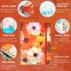 thumbnail image 5 of Planificador 2022: planificador semanal y mensual con pestañas, tapa dura flexible con encuadernación de alambre doble, papel grueso, cierre elástico, pegatinas de planificador de bolsillo interior (r Namotu CZBG-HQ42, 5 of 5