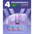 thumbnail image 6 of Venus   MMO Gaming , 16,000 DPI Optical Sensor, Wired/ Dual Modes, 16M Chroma  Lighting, 16 Programmable Buttons,  Design, Up to 70H, Purple, 6 of 6