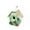 Green, variant on Bird Houses for Outside Wooden Birdhouse Hanging Outdoor Garden Patio Decoration Bird Hut Box for Wren Sparrow Natural Wood Weatherproof Nesting Box Durable(Blue)