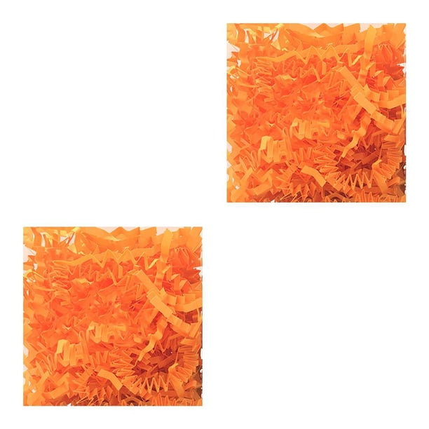 Papel triturado de hierba de Pascua Billuyoard confeti DIY Naranja