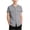 Gray, variant on Scyoekwg Boys Short Sleeve Button Down Shirt Cotton Casual Solid Color Shirts with 2 Pockets Summer Comfy Tops for Kids, Army Green, 12-13 Years