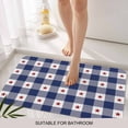 thumbnail image 3 of 4th of July Door Mat&nbsp;Indoor Outdoor Entrance,Non Slip Small Rug for Kitchen Bathroom Entryway Rug,Independence Day Blue White Plaid Red Star Washable Doormat Floor Mat for Office Home 16x24 Inch, 3 of 8
