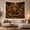 Dragon Hoard, variant on Golden Dragons in Crystal Cave, Mystical Fantasy Art for Fantasy Decor Lovers, Magical Realm Decor Birthday Gift Tapestry Wall Hanging for Bedroom, Living Room