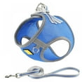 thumbnail image 1 of YOPTOP Dog and Cat  Harness with Leash - Cat Harness Escape Proof - Adjustable Reflective Step in Dog Harness for Small Dogs Medium Dogs - Soft Mesh Comfort,blue,XS, 1 of 3