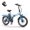 Light Blue, variant on 20" Foldable Electric Bike Fat Tire for Adults, 1200W Peak, 48V 13.5Ah, 28MPH 65 Mi Max Range E Bike, 5-Speed Riding, Folding Electric Bicycle, Purple