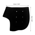 thumbnail image 2 of Unique Bargains 1 Pair Silicone Tape Hole Heel Protectors for Travelling Black Silicone, 2 of 4