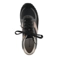 thumbnail image 5 of PATRIZIA FIODH Women’s Retro Fashion Sneaker – Mixed Material Lace-Up with Cushioned Insole, 5 of 9