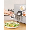 thumbnail image 3 of 1pc White Plastic Storage Box With Magnetic Lid For Fridge, Multi-Purpose Container For Condiments, 3 of 5