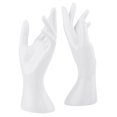thumbnail image 3 of Freer 1Pair Female Mannequin Hand Multifunctional for Finger Ring Photograph Props White, 3 of 9