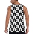 thumbnail image 3 of Easygdp Nautical Anchors1 Men's Tank Top, Sleeveless Muscle T Shirts, Breathable, Quick-Dry, Loose for Gym, Running, Fitness - XX-Large, 3 of 9