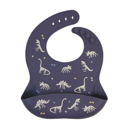 Neat Solutions Dinosaur Print Infant Silicone Bib