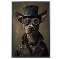 thumbnail image 2 of American Hairless Terrier Wall Art Dog Canvas Paintting Wall Art Vintage Dog Poster Unframe Funny Pet Prints For Room Décor, 2 of 6