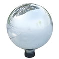 thumbnail image 1 of Alpine Corp GLB292SL Glass Gazing Globe, Silver, 1 of 5