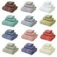 thumbnail image 3 of Nvzi Towel 100% Cotton 3 Pack Towel Set, Quick Dry, Super Absorbent, Light Weight, Soft, Multi Colors, White, 3 of 3