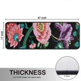 thumbnail image 5 of Kitchen Rugs Sets Of 2,Pioneer Flower Floral Print Pattern Anti Fatigue Kitchen Mat Rugs Non Slip Washable,Decorative Kitchen Floor Mats for Kitchen,Sink,Laundry,17"x47"+17"x47", 5 of 5