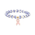 thumbnail image 3 of Usloyux Under $5 Pink Ribbon Bracelet,Breast Cancer Awareness Bracelet for Fundraising,Bracelet for Woman Pink Gift Charity and Social Event Party Supplies, 3 of 9