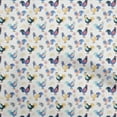 thumbnail image 1 of oneOone Cotton Cambric White Fabric Birds Rooster Sewing Material Print Fabric By The Yard 56 Inch Wide, 1 of 5