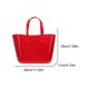 thumbnail image 2 of Bolso Playa Bolsas para Mujeres PVC Gran Capacidad Sólida Color Botes Piscina, 2 of 7