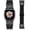 Black/Black, variant on Braided Magnetic Band Compatible with Versa 4/Versa 3/Sense 2/Sense Bands for Women, Stretchy Nylon Woven Strap with Celtic Knot Metal Clasp