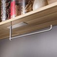 thumbnail image 4 of Soporte para toallas de papel debajo del gabinete de cocina, soporte autoadhesivo para papel toalla, palo en la pared, acero inoxidable Sus304, 4 of 5