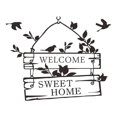 thumbnail image 1 of Welcome Home Wall Stickers Creative Wall Decals Self-adhesive Removable Stickers for Living Room Corridor Background, 1 of 3