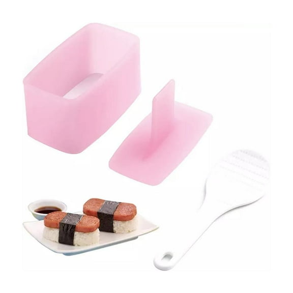 Musubi Maker Press with Small Rice Paddle Non Stick Musubi Molds  Sushi Making Kit
