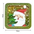 thumbnail image 5 of Santa Claus Pattern Christmas Gift Box with Transparent Lid Tinplate New Year Gift Wrap Box Party Supplies, 5 of 8