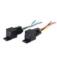 thumbnail image 1 of Unique Bargains DC 12V 40A SPST Auto Car Relay 4 Pin 4 Wires with Harness Socket Plug Black 2pcs, 1 of 4