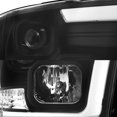 thumbnail image 3 of AKKON - For 2009-2018 Dodge Ram 1500 2500 3500 Truck LED Tube Black Projector Headlights Left+Right Replacement, 3 of 7