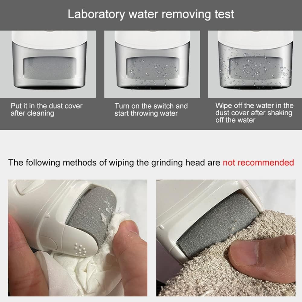 Electric Feet Callus Remover, Portable Rechargeable Foot File Pedicure Tools, Professional Pedi Feet Care Perfect for Dead, Hard Cracked Dry Skin Calluses for Men and Women