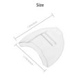 thumbnail image 2 of Gafas Universales Lado / Blando // Flexibles / Transparentes /1 Par /para Gafas de Seguridad Grandes 2 agujeros Zulema Protectores laterales, 2 of 7