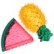 thumbnail image 4 of 2 mordedores para mascotas, juguete masticable refrescante, congelable, con forma de fruta, para cachorros., 4 of 7