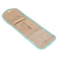 thumbnail image 4 of Estuche De Viaje Para Joyería, Almacenamiento Conveniente Plegable, Suficiente Espacio, Organizador De Joyería De Viaje De Poliéster Y Algodón, Regalo Para Collar Y Pendientes, 4 of 7