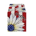 thumbnail image 3 of Memorial Day Saving!4th of July Decorations, Independence Day Table Flag Red White Blue Star Striped Floral Print Dining Table Decoration, 3 of 7